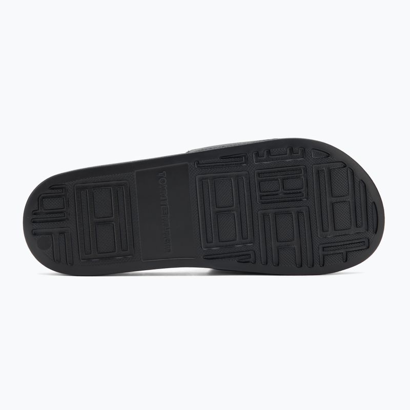 Tommy Hilfiger Herren Print Tumble Pool Flip-Flops schwarz 4