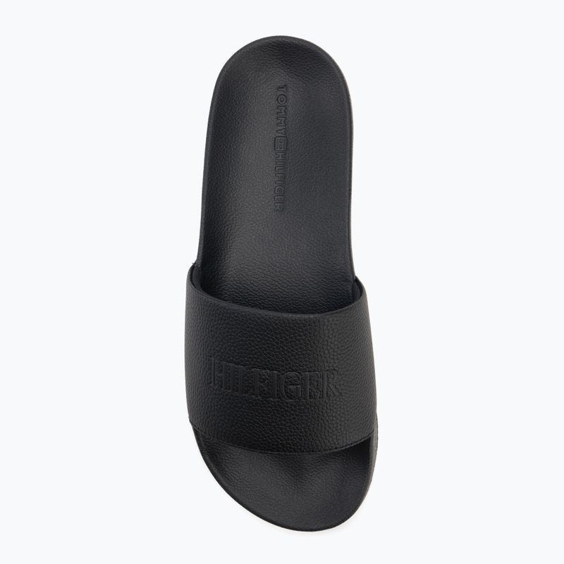 Tommy Hilfiger Herren Print Tumble Pool Flip-Flops schwarz 5