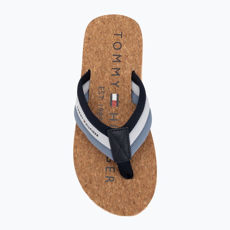 Tommy Hilfiger Herren Cork Beach Wüste Himmel Flip Flops 5