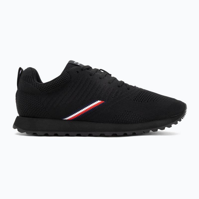 Tommy Hilfiger Herrenschuhe New Runner Eva Corpo Knit schwarz 2