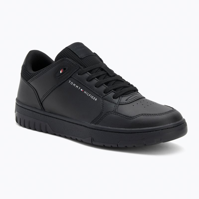 Herren Tommy Hilfiger Basket Core Lite Lth Mix schwarz Schuhe