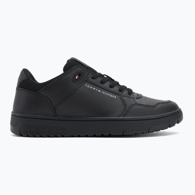 Herren Tommy Hilfiger Basket Core Lite Lth Mix schwarz Schuhe 2