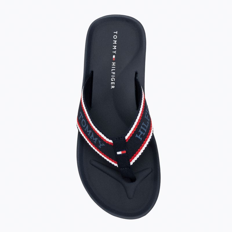 Tommy Hilfiger Comfort Beach Herren Wüste Himmel Flip Flops 5