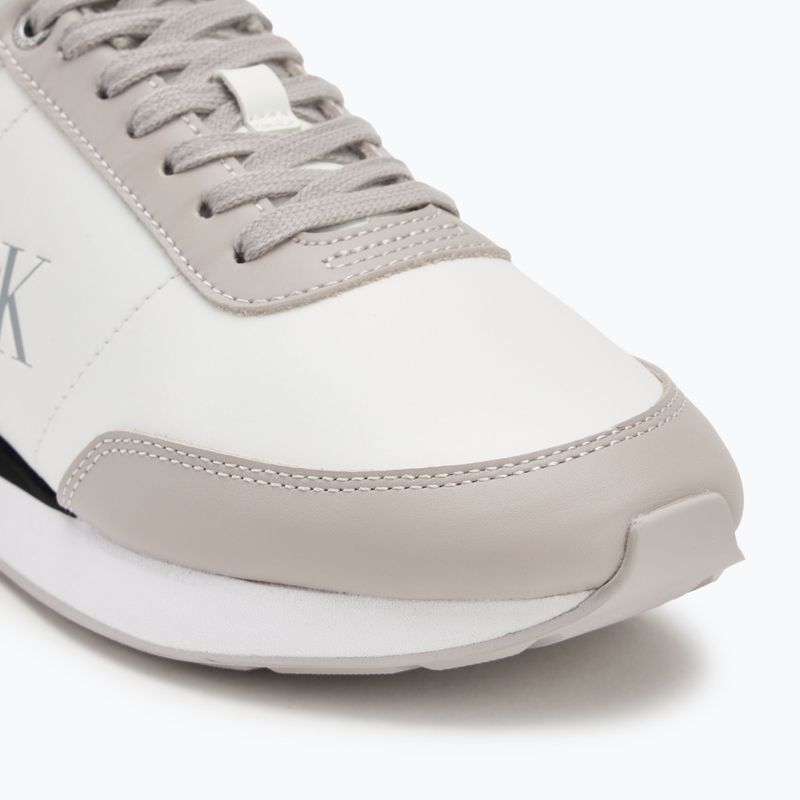 Damenschuhe Calvin Klein YW0YW01942 Retro Runner Lace Up Leather MG bright white/chateau 7