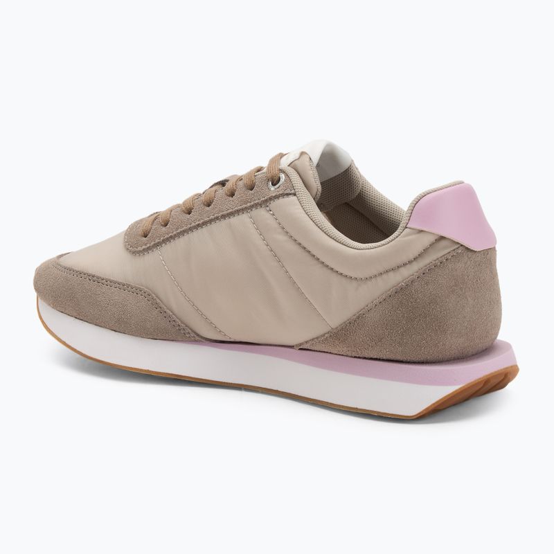 Damenschuhe Calvin Klein YW0YW01990 Retro Runner Lace Up Nylon MG chateau/taupe/fragrant lilac 3