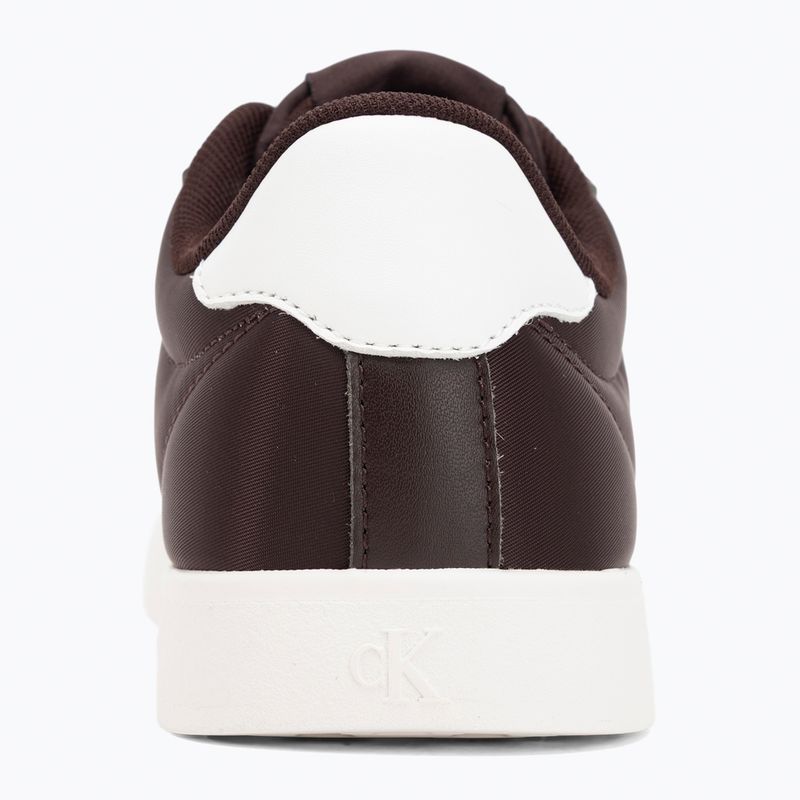 Damenschuhe Calvin Klein YW0YW01781 3 Cupsole Laceup PU MG burgundy/bright white 6