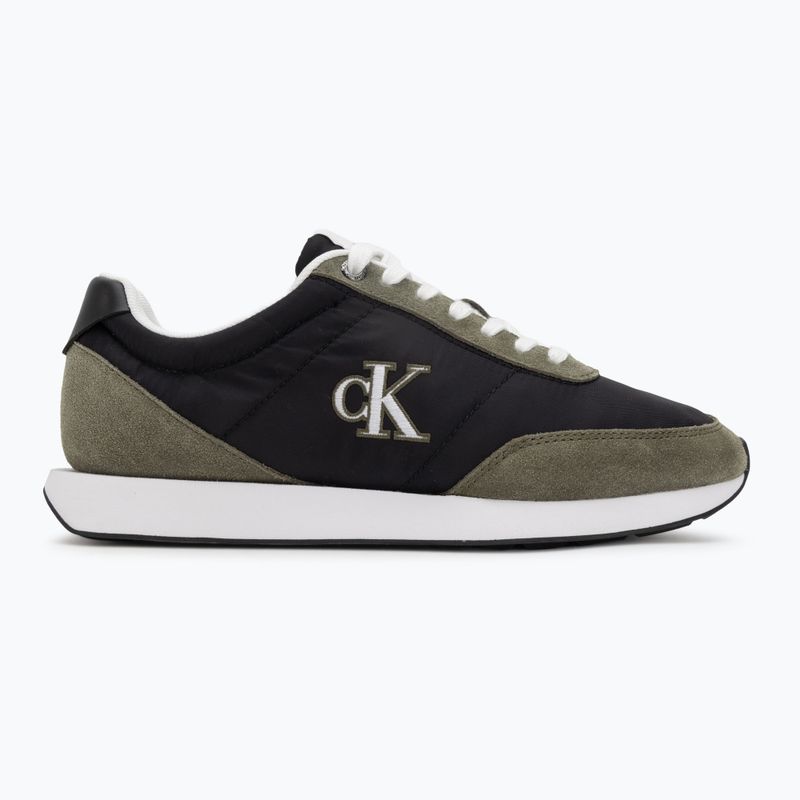 Herrenschuhe Calvin Klein YM0YM01361 Retro Runner Essential MIX MAT black/capers/bright white 2