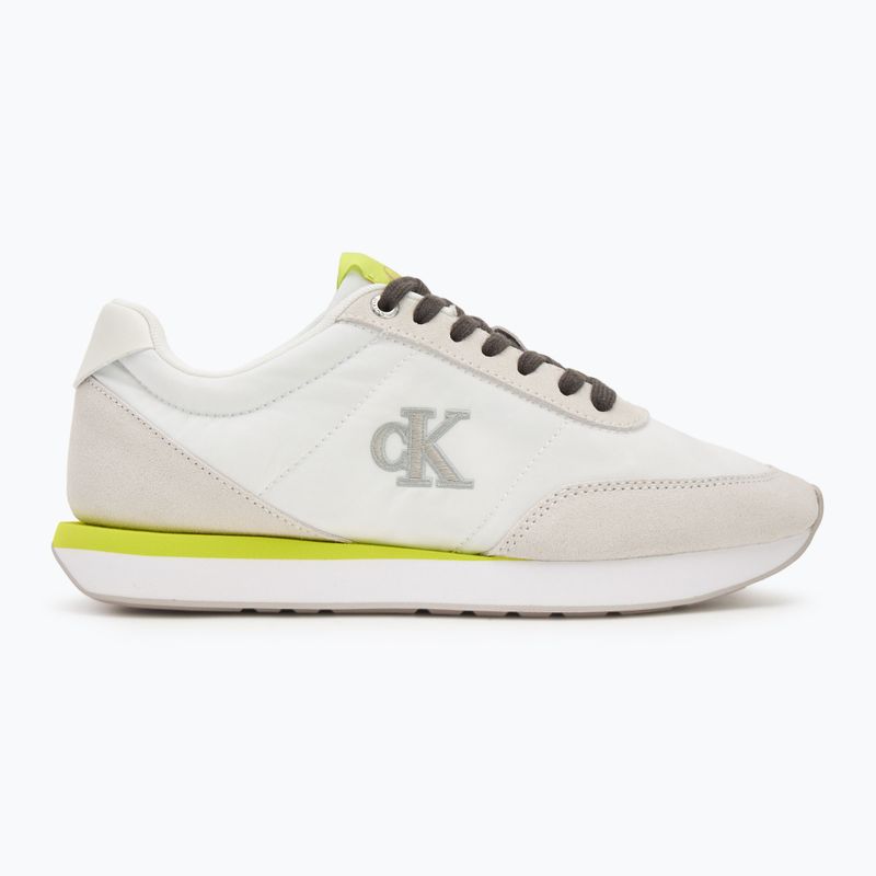 Damenschuhe Calvin Klein YW0YW01990 Retro Runner Lace Up Nylon MG white/evening primrose/lily white 2