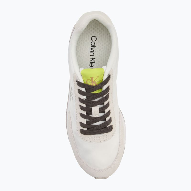 Damenschuhe Calvin Klein YW0YW01990 Retro Runner Lace Up Nylon MG white/evening primrose/lily white 5