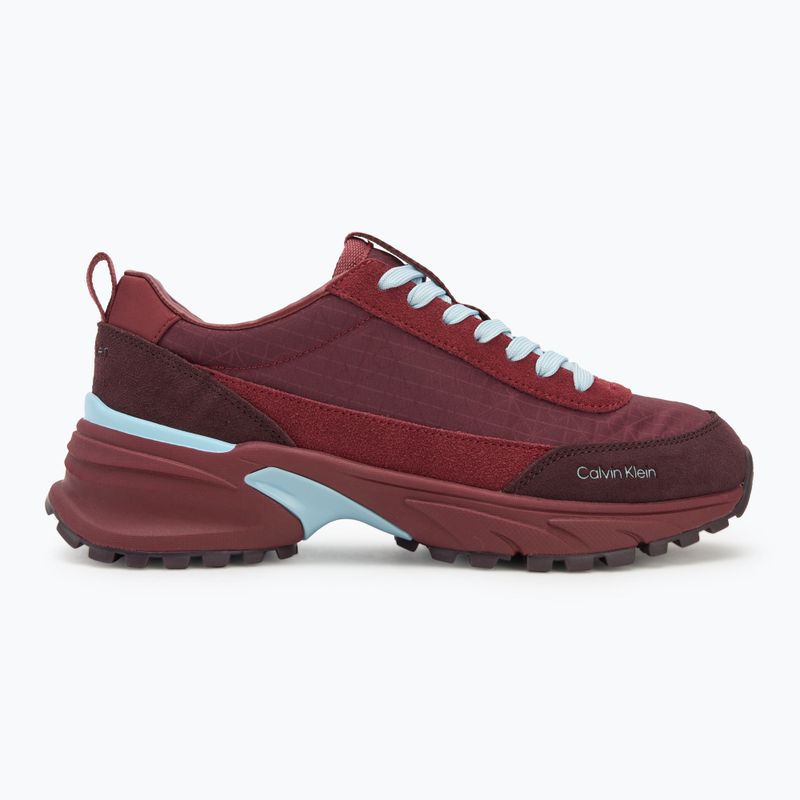 Damenschuhe Calvin Klein YW0YW01995 Hike Runner Casual Ny-Su AOP WN burgundy 2