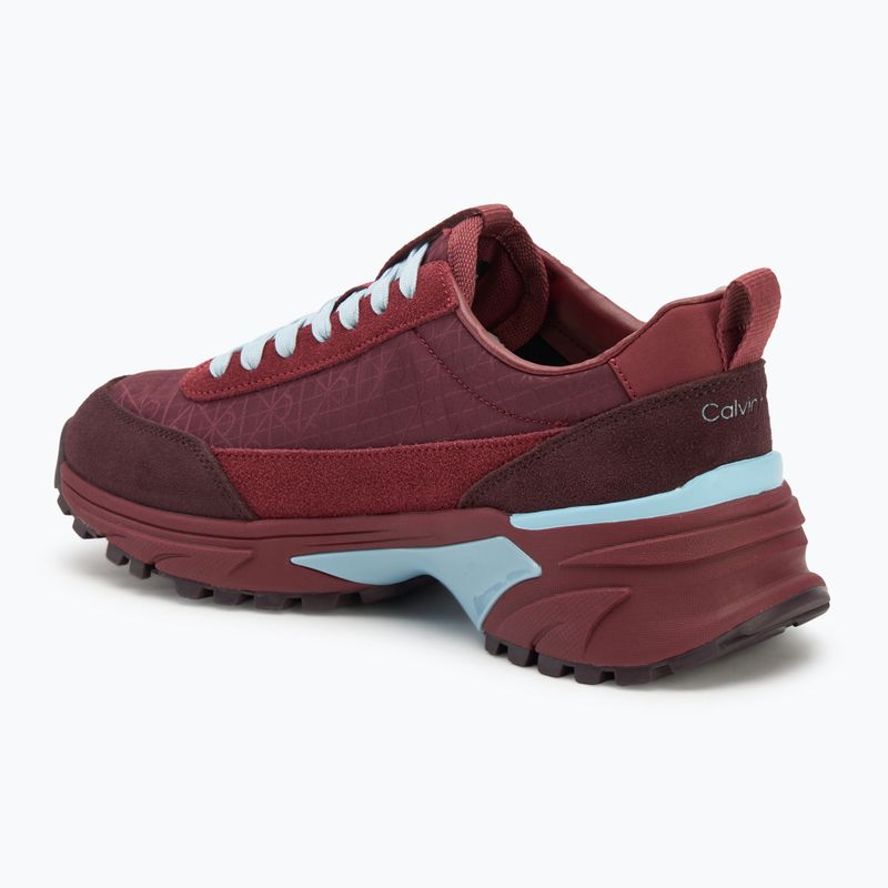 Damenschuhe Calvin Klein YW0YW01995 Hike Runner Casual Ny-Su AOP WN burgundy 3