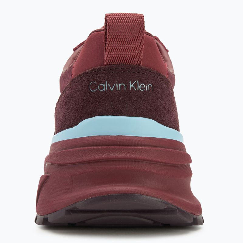 Damenschuhe Calvin Klein YW0YW01995 Hike Runner Casual Ny-Su AOP WN burgundy 6