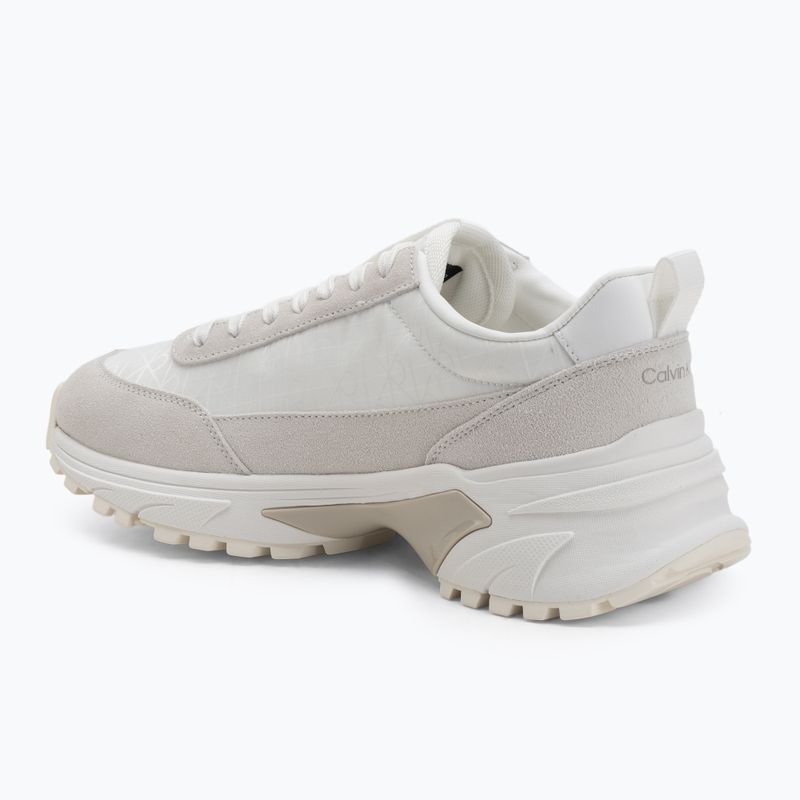 Damenschuhe Calvin Klein YW0YW01995 Hike Runner Casual Ny-Su AOP WN white/marshmallow/feather gray 3