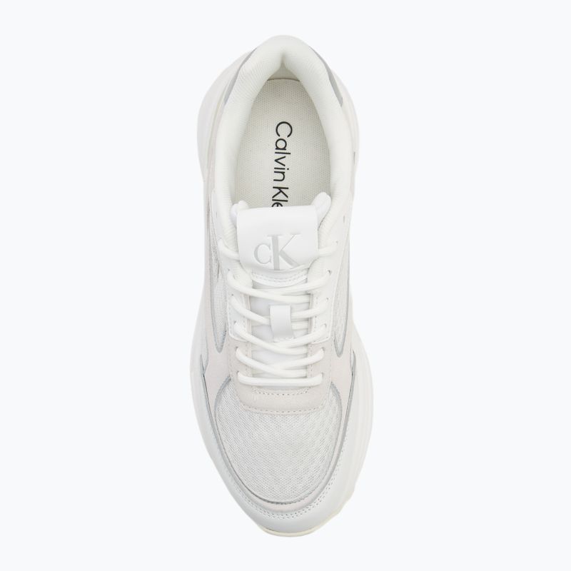 Damenschuhe Calvin Klein YW0YW02009 Hike Runner Mesh Mix MET MG bright white/silver 5