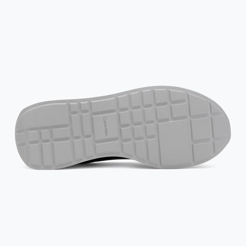 Damen Sneaker Calvin Klein YW0YW01942 Retro Runner Lace Up Leather MG black/formal gray 4