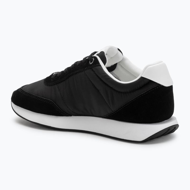 Damenschuhe Calvin Klein YW0YW01990 Retro Runner Schnürer Nylon MG black/bright white 3
