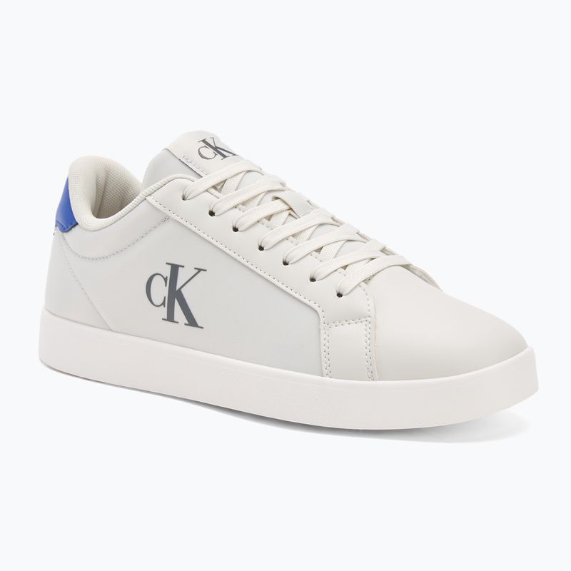 Herrenschuhe Calvin Klein YM0YM01213 3 Cupsole PU lily white/purple blue