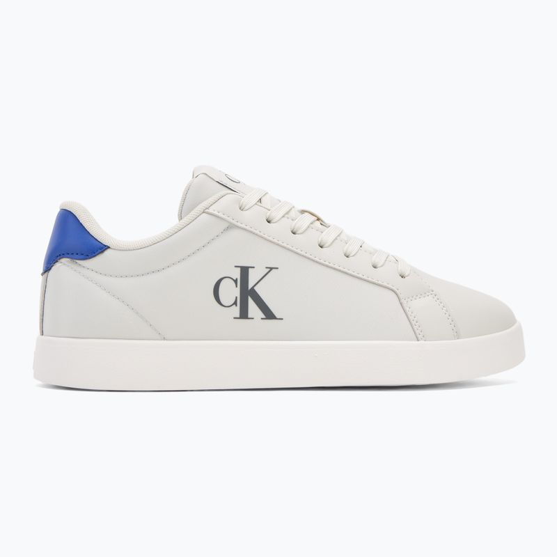 Herrenschuhe Calvin Klein YM0YM01213 3 Cupsole PU lily white/purple blue 2