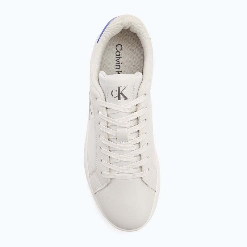 Herrenschuhe Calvin Klein YM0YM01213 3 Cupsole PU lily white/purple blue 5