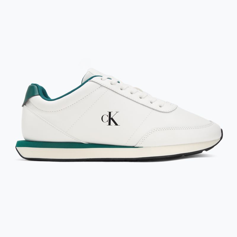 Herrenschuhe Calvin Klein YM0YM01355 Retro Runner Essential Leather bright white/galapagos 2