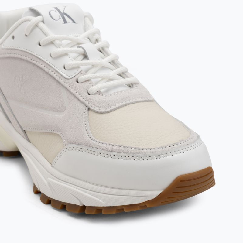 Herrenschuhe Calvin Klein YM0YM01289 Hike Runner HF Leather Mix bright white/creamy white/eggshell 7