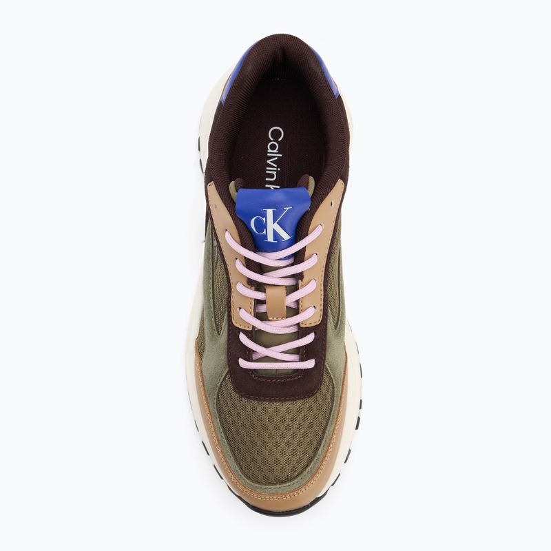 Herrenschuhe Calvin Klein YM0YM01379 Hike Runner Mesh MIX cumin/burnt out/khaki/purple blue 5