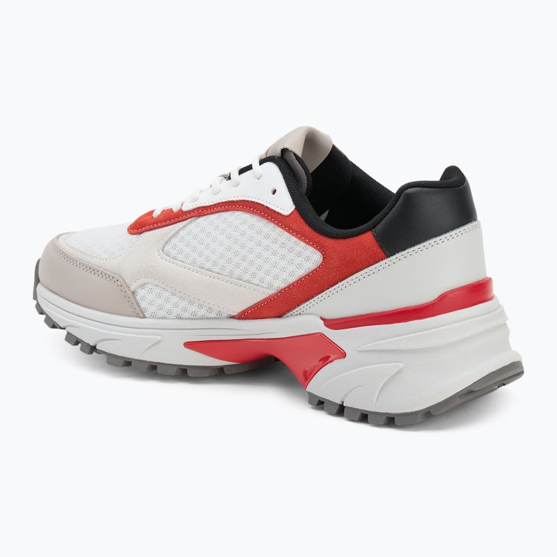 Herrenschuhe Calvin Klein YM0YM01379 Hike Runner Mesh MIX bright white/grey/flame scarlet 3