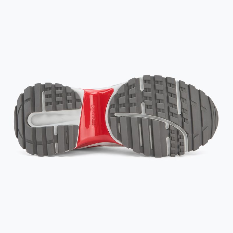 Herrenschuhe Calvin Klein YM0YM01379 Hike Runner Mesh MIX bright white/grey/flame scarlet 4