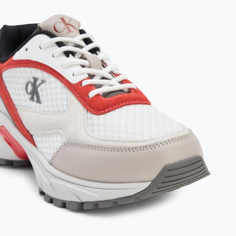 Herrenschuhe Calvin Klein YM0YM01379 Hike Runner Mesh MIX bright white/grey/flame scarlet 7