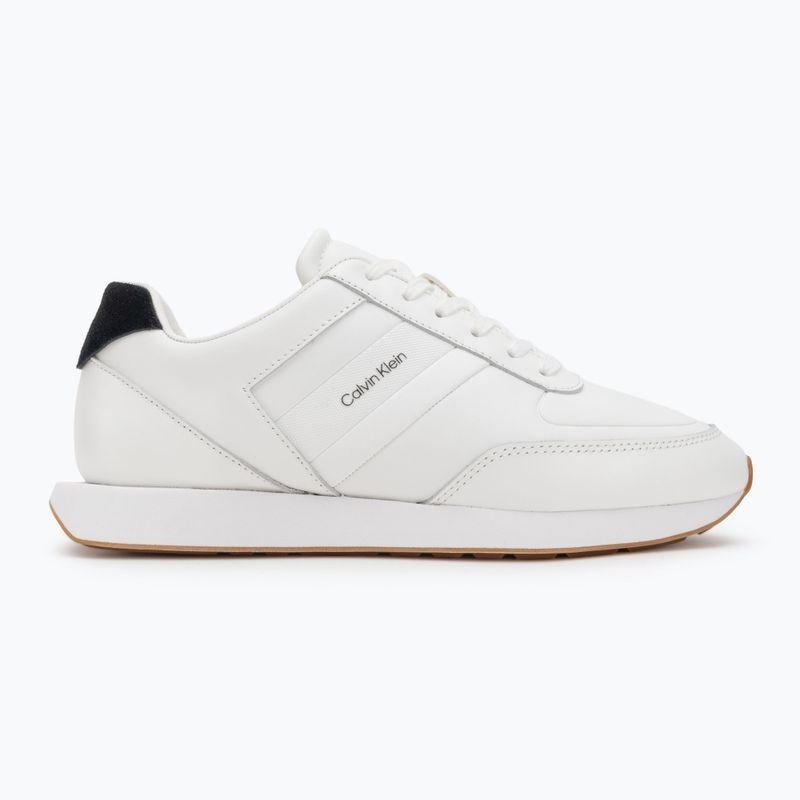 Herrenschuhe Calvin Klein YM0YM01381 Retro Runner Leather Tape bright white/black/gum 2