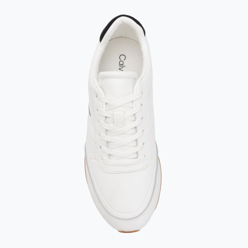 Herrenschuhe Calvin Klein YM0YM01381 Retro Runner Leather Tape bright white/black/gum 5