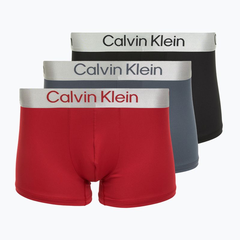 Boxershorts Calvin Klein LV00NB4269 Trunk 3er-Pack black/adrenaline rush/white/black