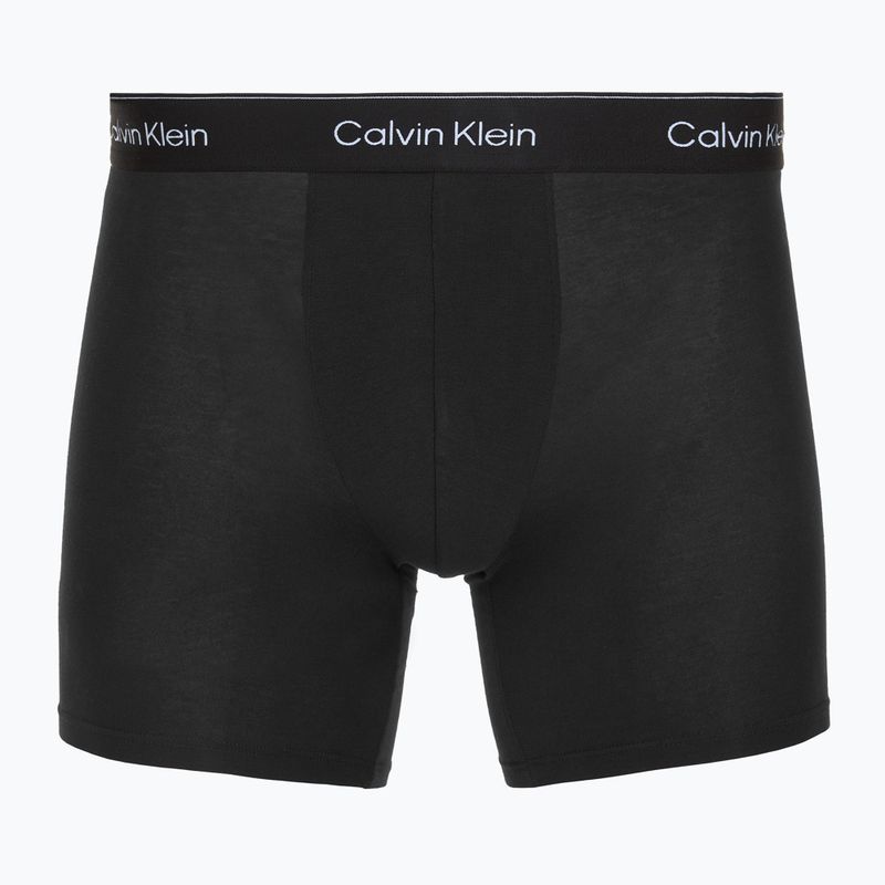 Boxershorts Calvin Klein LV00NB4394 Brief 3er-Pack black/chalk logo/black/curry 3