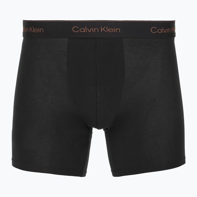 Boxershorts Calvin Klein LV00NB4394 Brief 3er-Pack black/chalk logo/black/curry 4