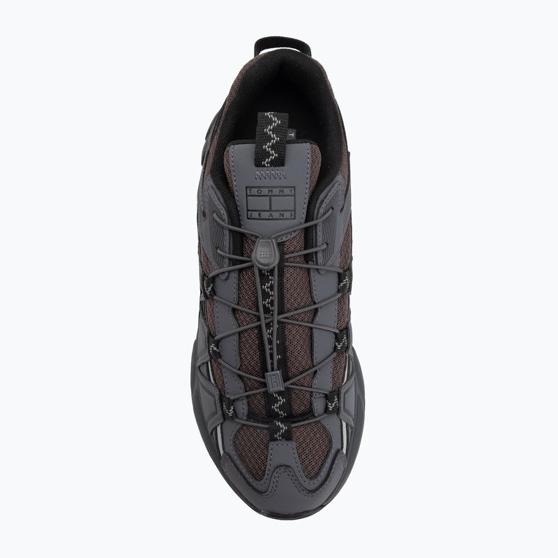 Herrenschuhe Tommy Jeans Outdoor Runner washed black/black walnut 5