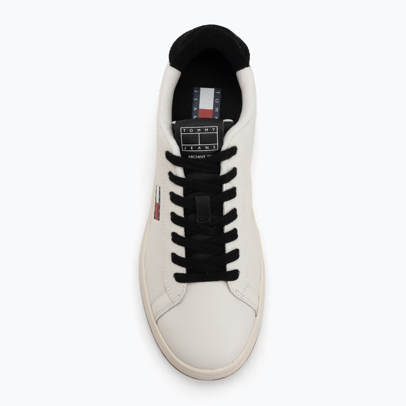Damenschuhe Tommy Jeans Archive Court ivory/black 5