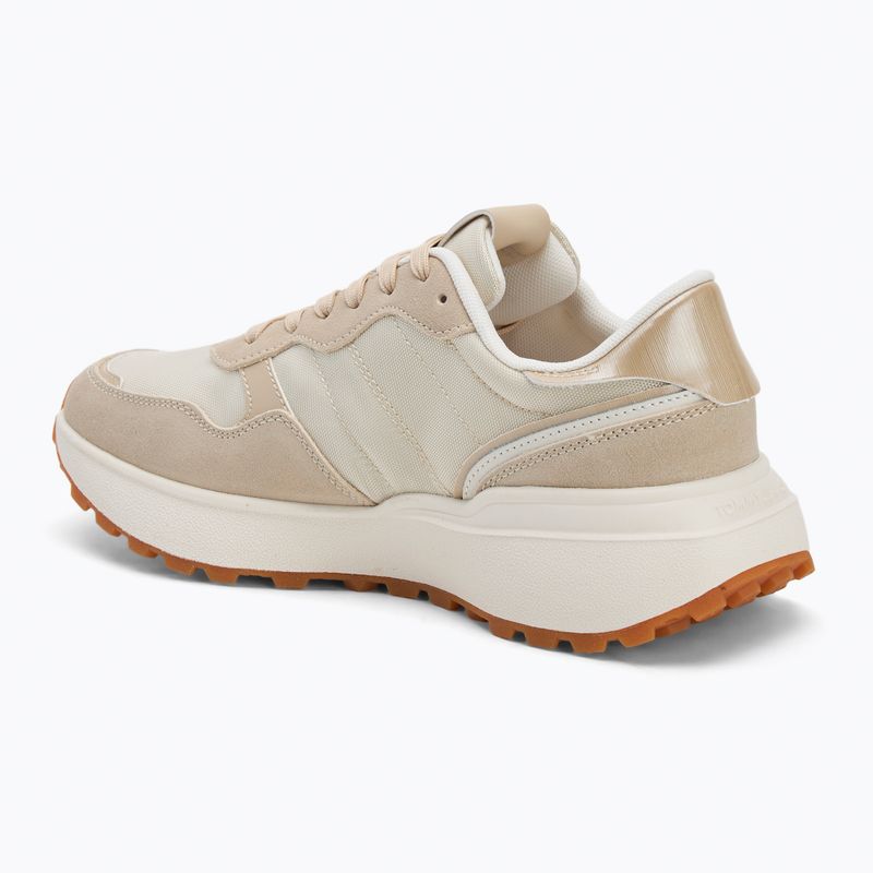 Tommy Jeans Damen Cleated Runner weiß Ton Schuhe 3