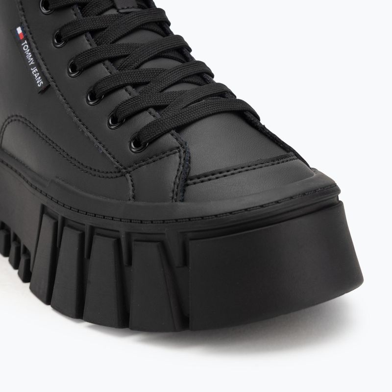 Tommy Jeans Damen Schuhe Vulc Flatform Leopard schwarz 7