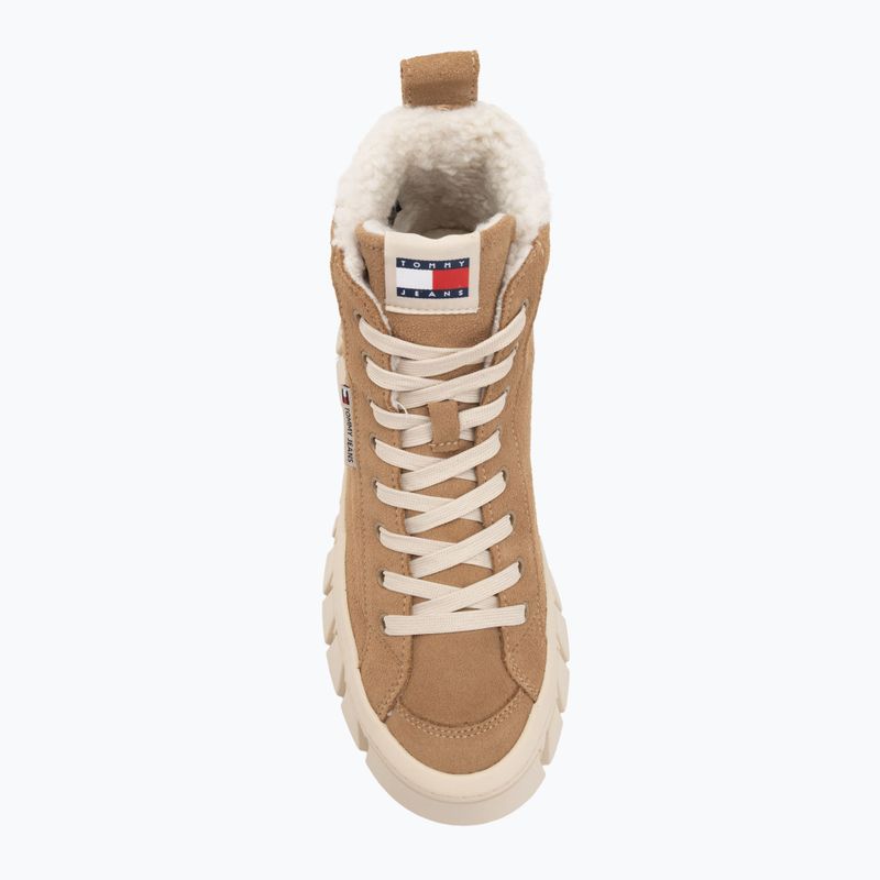 Tommy Jeans Damenschuhe Vulc Flatform Suede Wl bronze twist 5