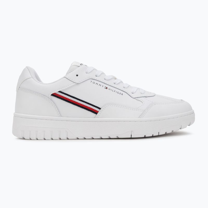 Herrenschuhe Tommy Hilfiger Basket Core Stripes white 2
