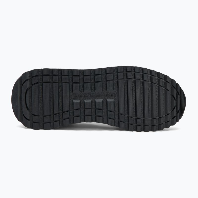Herren Schuhe Tommy Hilfiger New Runner Eva Lth Stripes schwarz 4