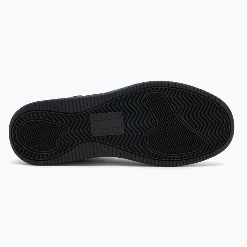 Tommy Jeans Retro Basket Herrenschuhe schwarz 4