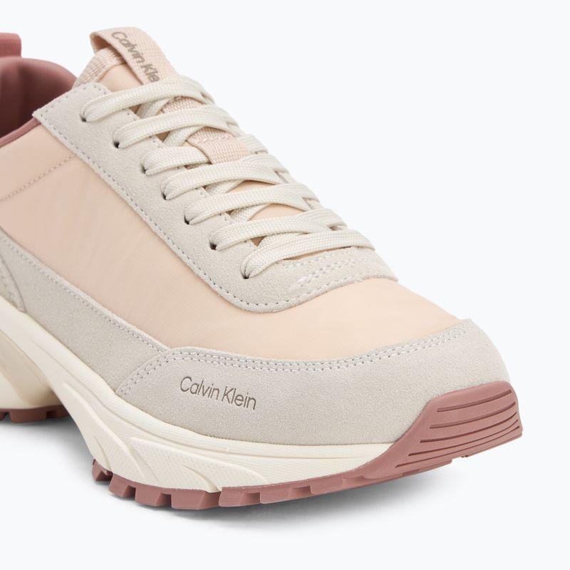 Damenschuhe Calvin Klein YW0YW02075 Hike Runner Mg Nylon Mix whisper pink/dark ecru/dusty rose 7