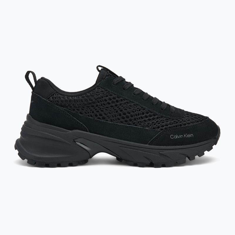 Damenschuhe Calvin Klein YW0YW02030 Hike Runner Lace Up Techmix triple black 2