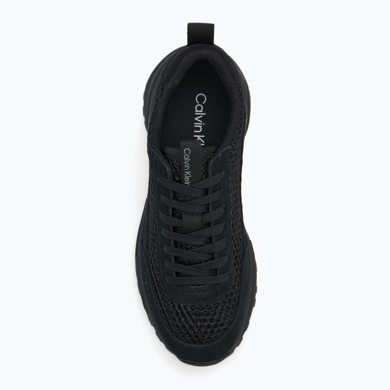 Damenschuhe Calvin Klein YW0YW02030 Hike Runner Lace Up Techmix triple black 5
