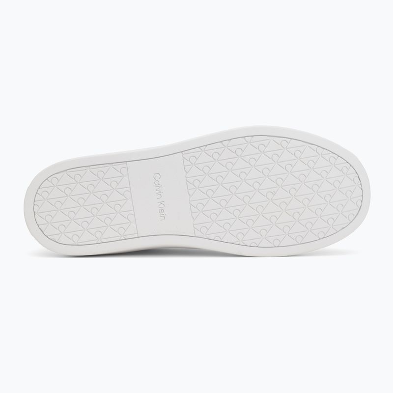 Herren Schuhe Calvin Klein YM0YM01435 Classic Cupsole Laceup Leather bright white/navy 4
