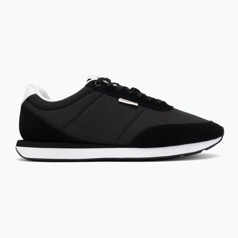 Herrenschuhe Calvin Klein HM0HM02140 Retro Runner Ripstop Aop black/bright white 2