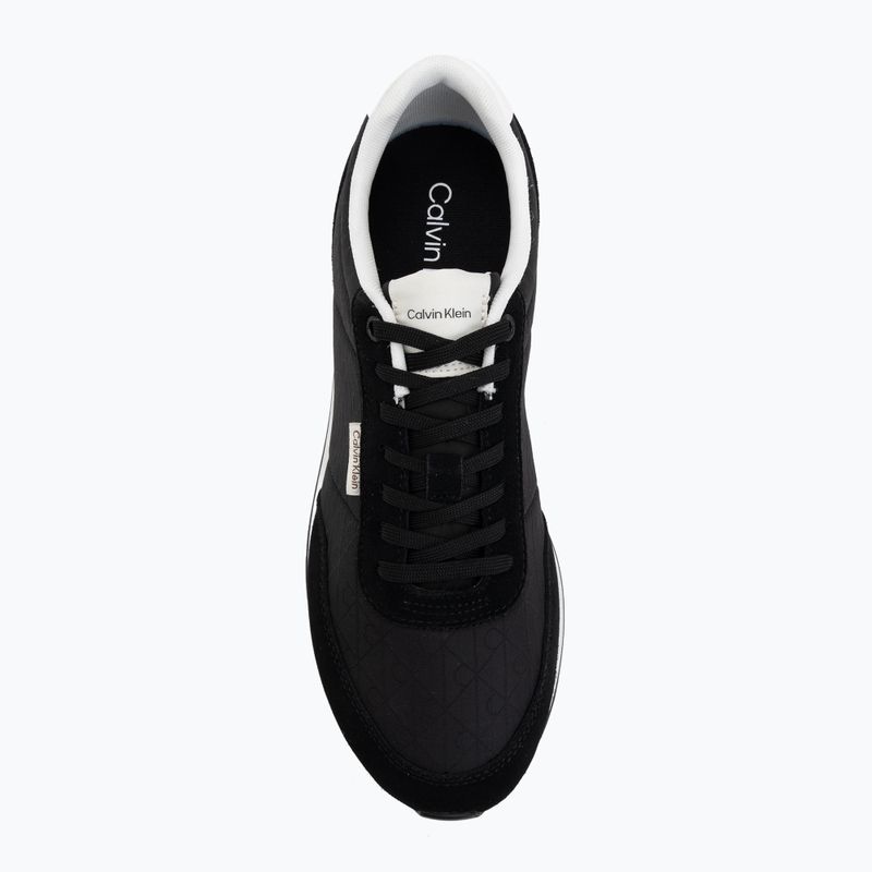Herrenschuhe Calvin Klein HM0HM02140 Retro Runner Ripstop Aop black/bright white 5