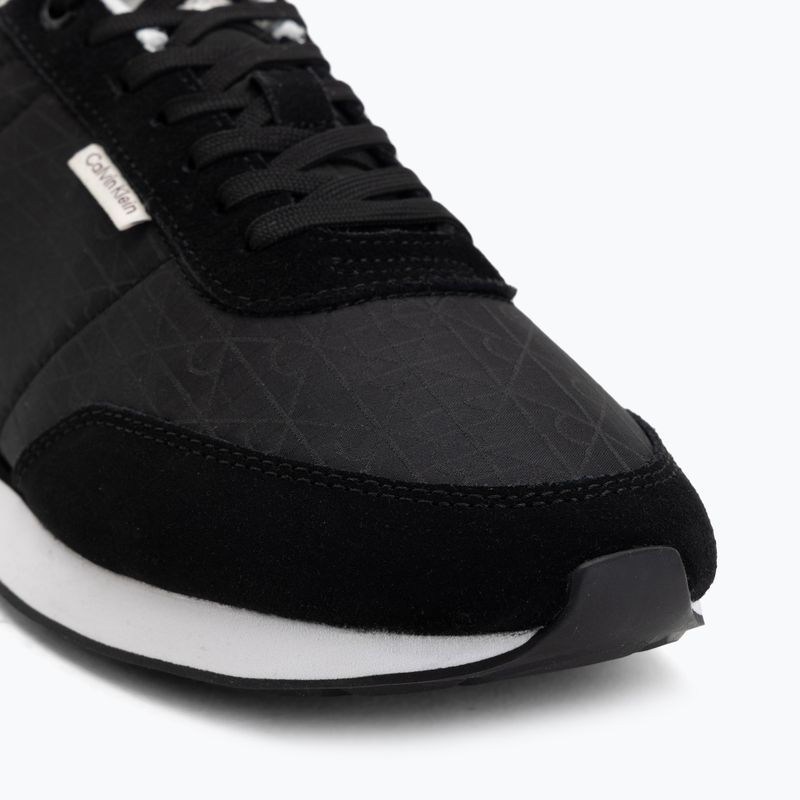 Herrenschuhe Calvin Klein HM0HM02140 Retro Runner Ripstop Aop black/bright white 7