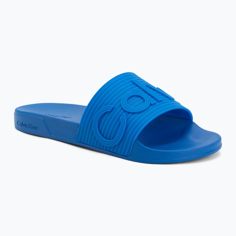 Schlappen Herren Calvin Klein HM0HM02113 Ess Texture lapis blue